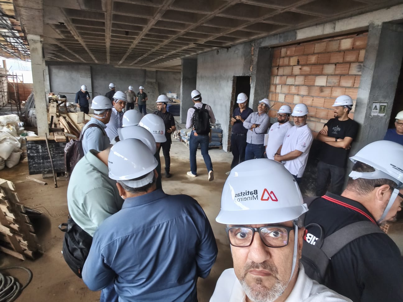 Visita às obras da nova sede da CBM em Belo Horizonte