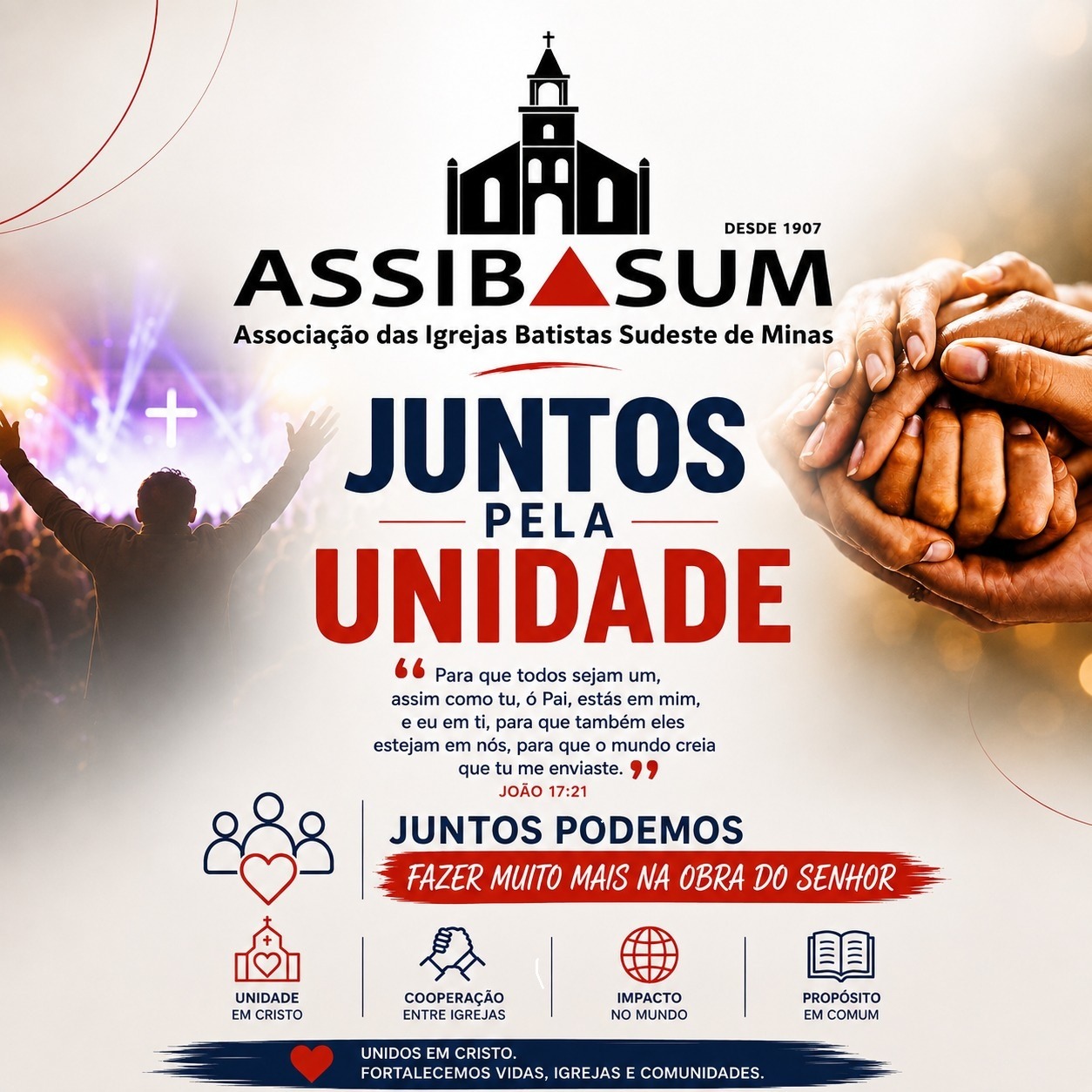 Juntos pela Unidade: diretoria e missionários do biênio 2026/2028
